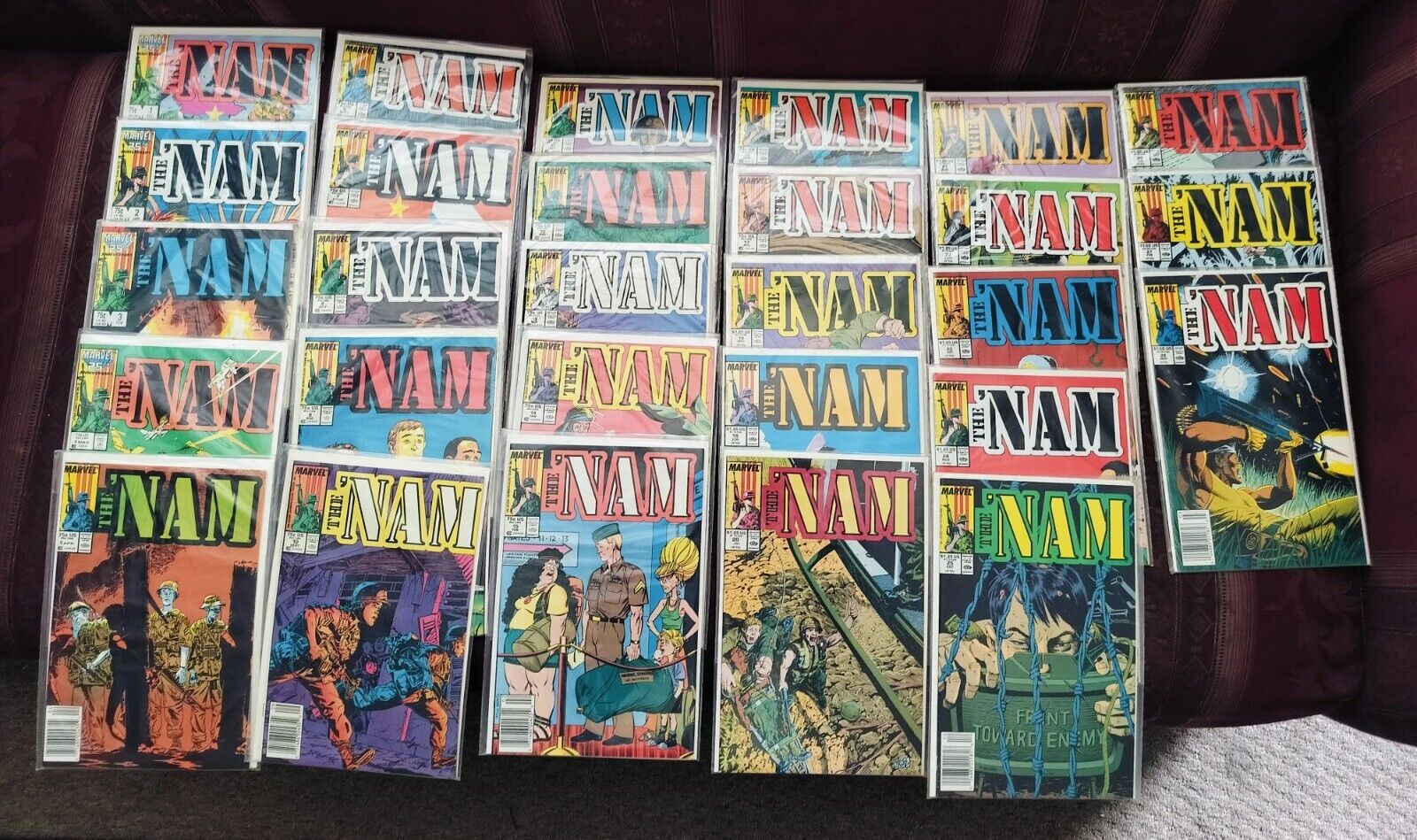The Nam # 1-28 Comic Book Lot All Bagged & Boarded Very Good Condition 