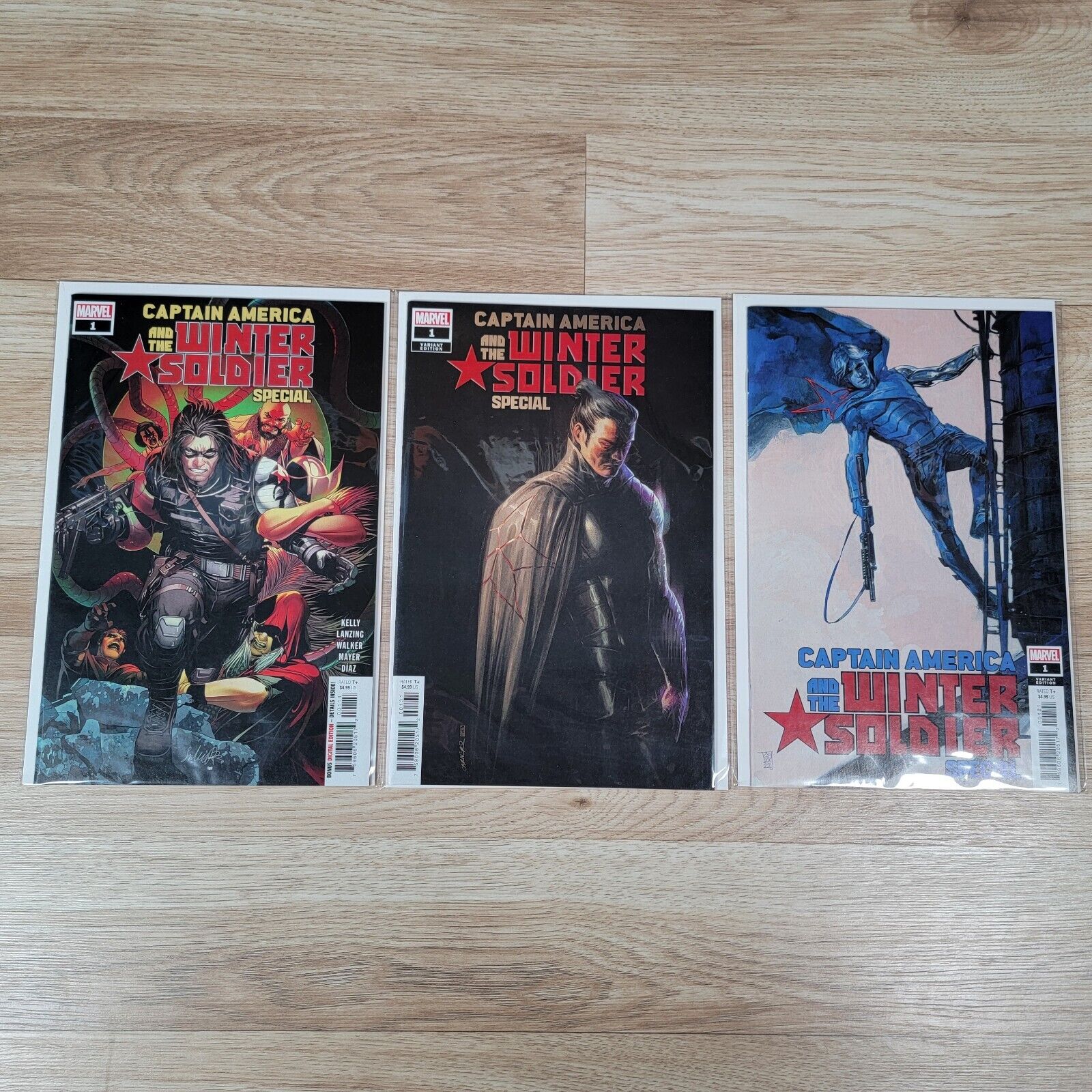 Captain America And The Winter Soldier Special #1 Marvel Comics Lot of 3 - NM