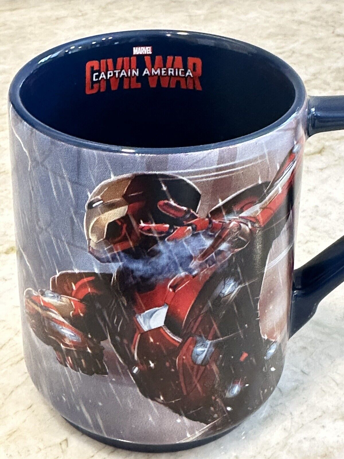 Disney Marvel AVENGERS Civil War Captain America Large Ceramic Coffee Mug