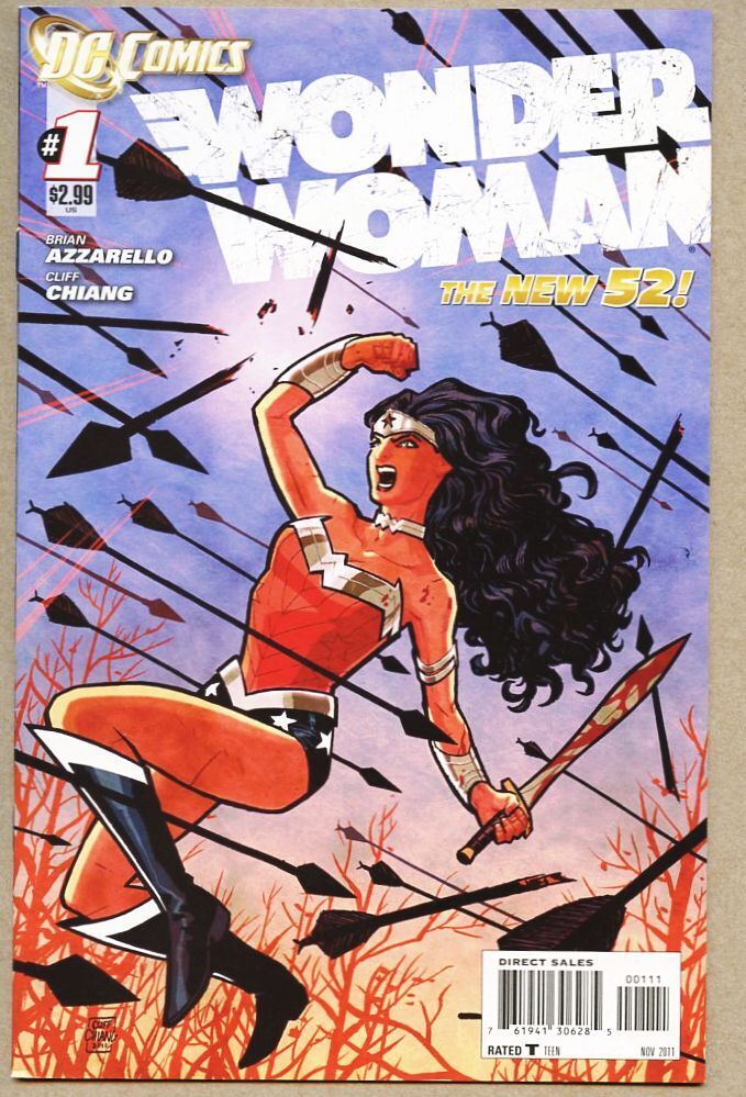 Wonder Woman #1-2011 fn+ 6.5 1st standard cover New 52 Brian Azzarello 1st Zola