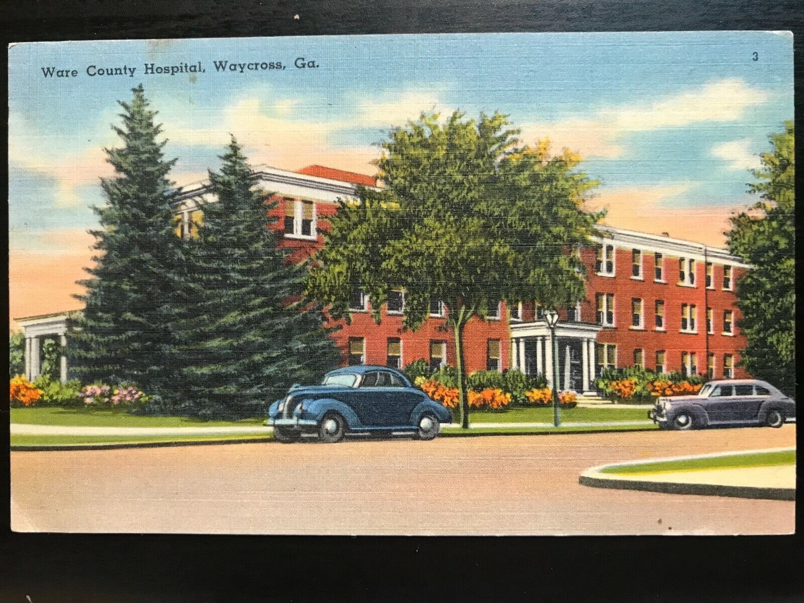 Vintage Postcard 1952 Ware County Hospital Waycross Georgia (GA)