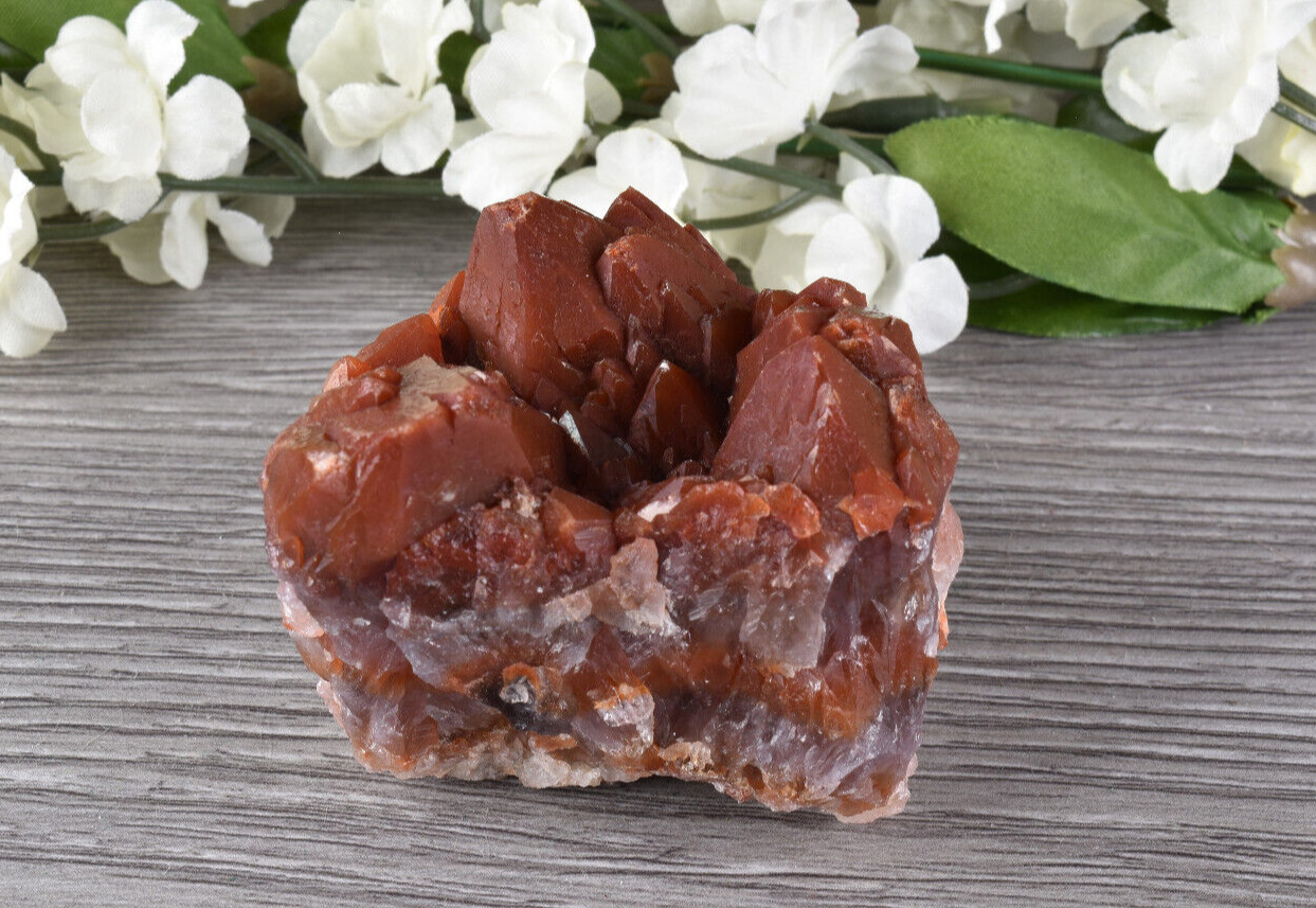 Red Quartz with Hematite Inclusion from Morocco  6.2 cm # 19235