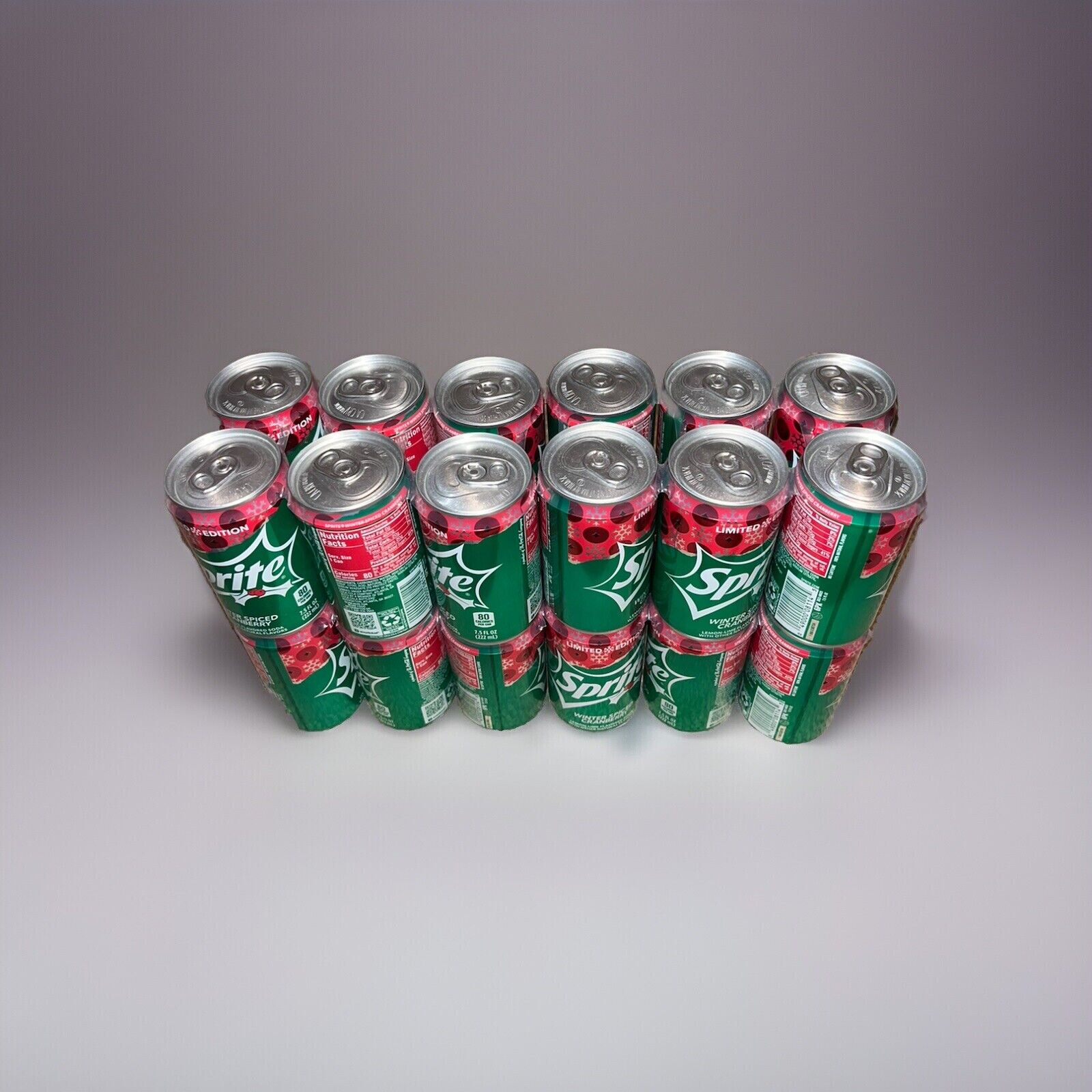 Sprite Winter Spiced Cranberry 2022 Limited Edition 24 Mini Cans Collectors Item