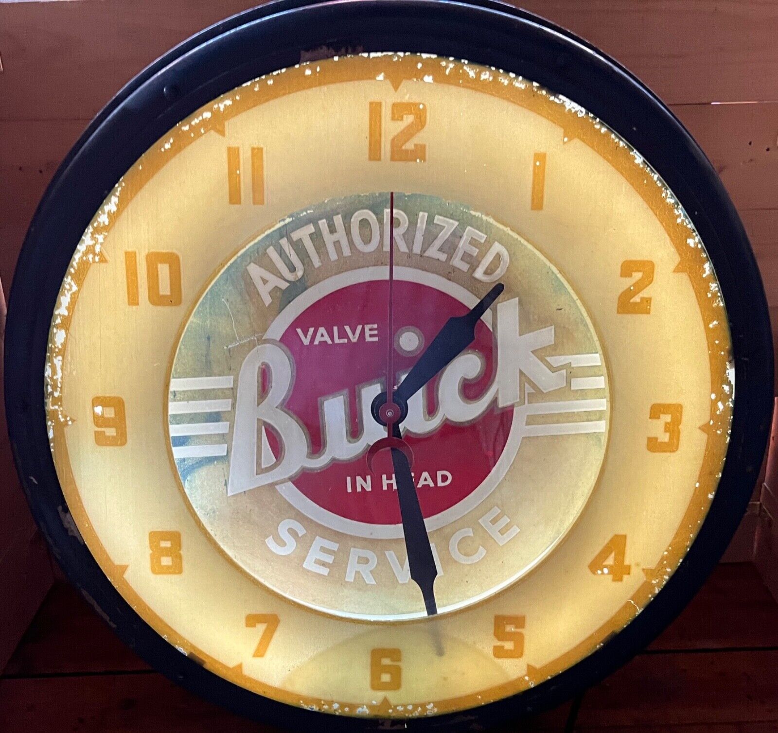 Very Rare Authentic Buick Neon Lighted Clock