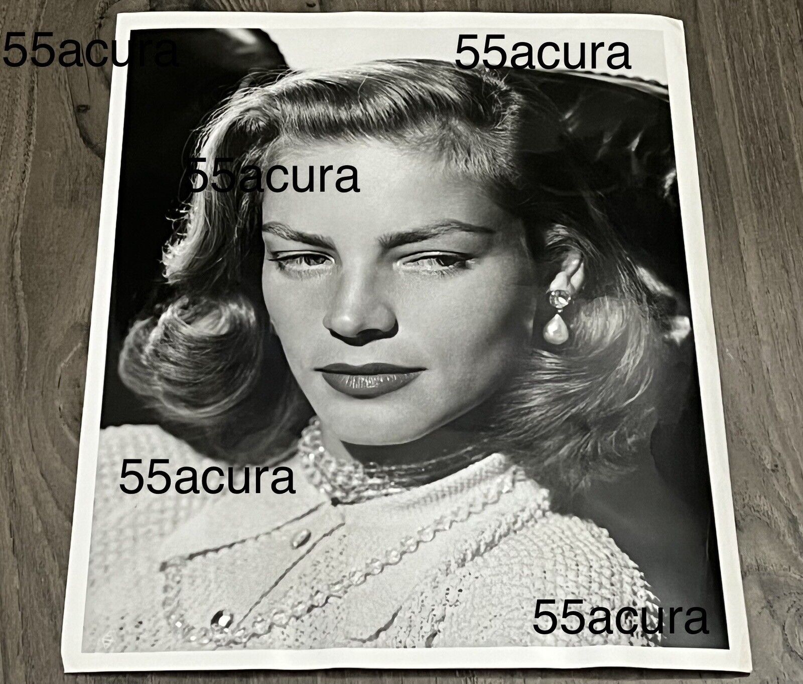 Lauren Bacall Original Studio Portrait Movie Photo Still Glamour Golden Era 1950