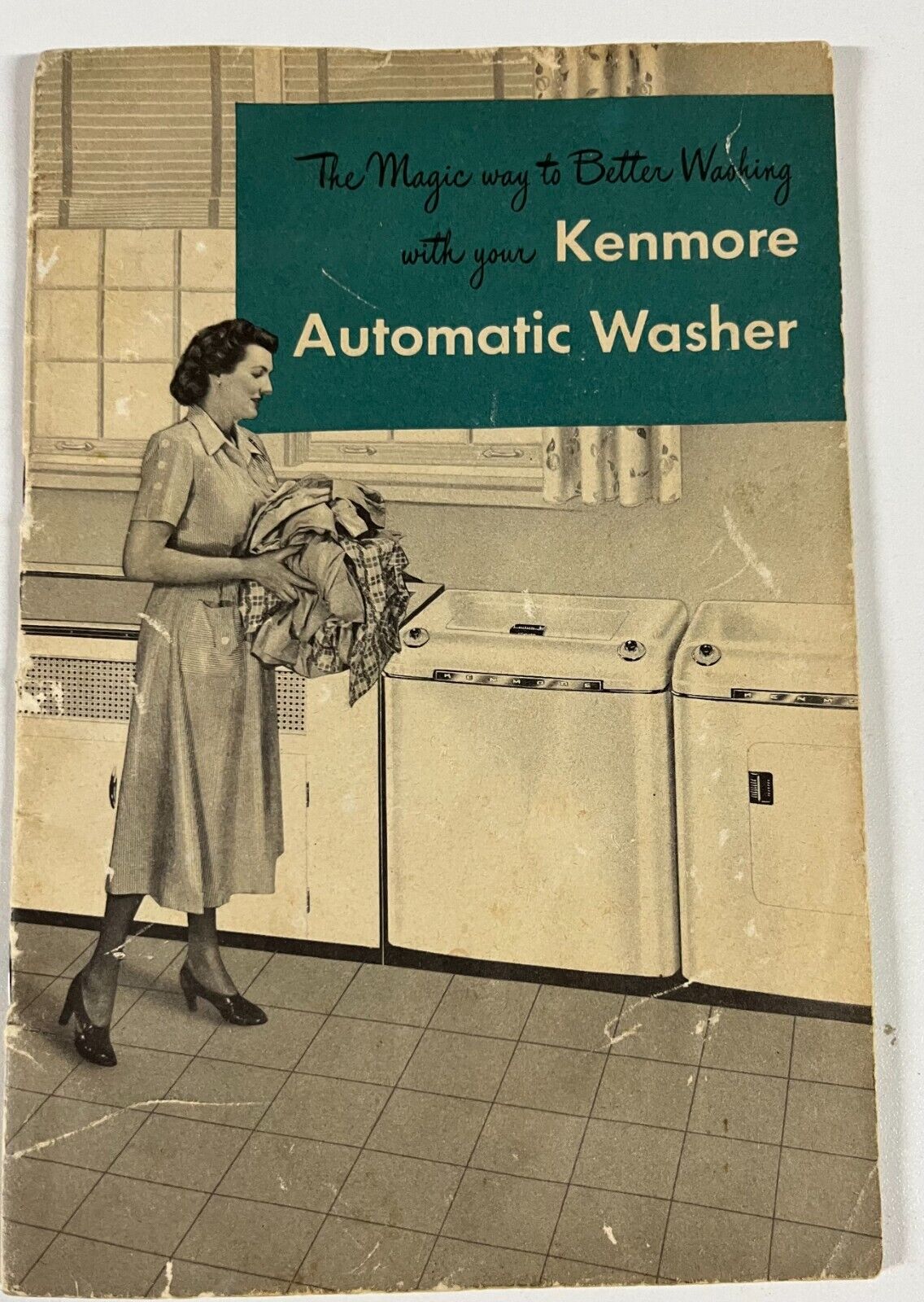 Vintage Sears Kenmore Owners Manuals for Automatic Washer & Dishwasher