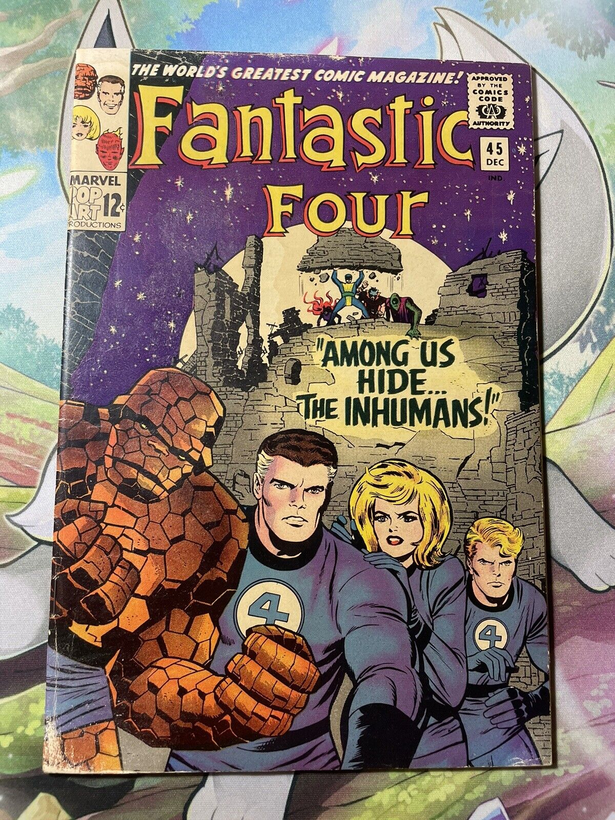 Fantastic Four #45 First App THE INHUMANS & LOCKJAW Marvel Comics 1965 Key Issue