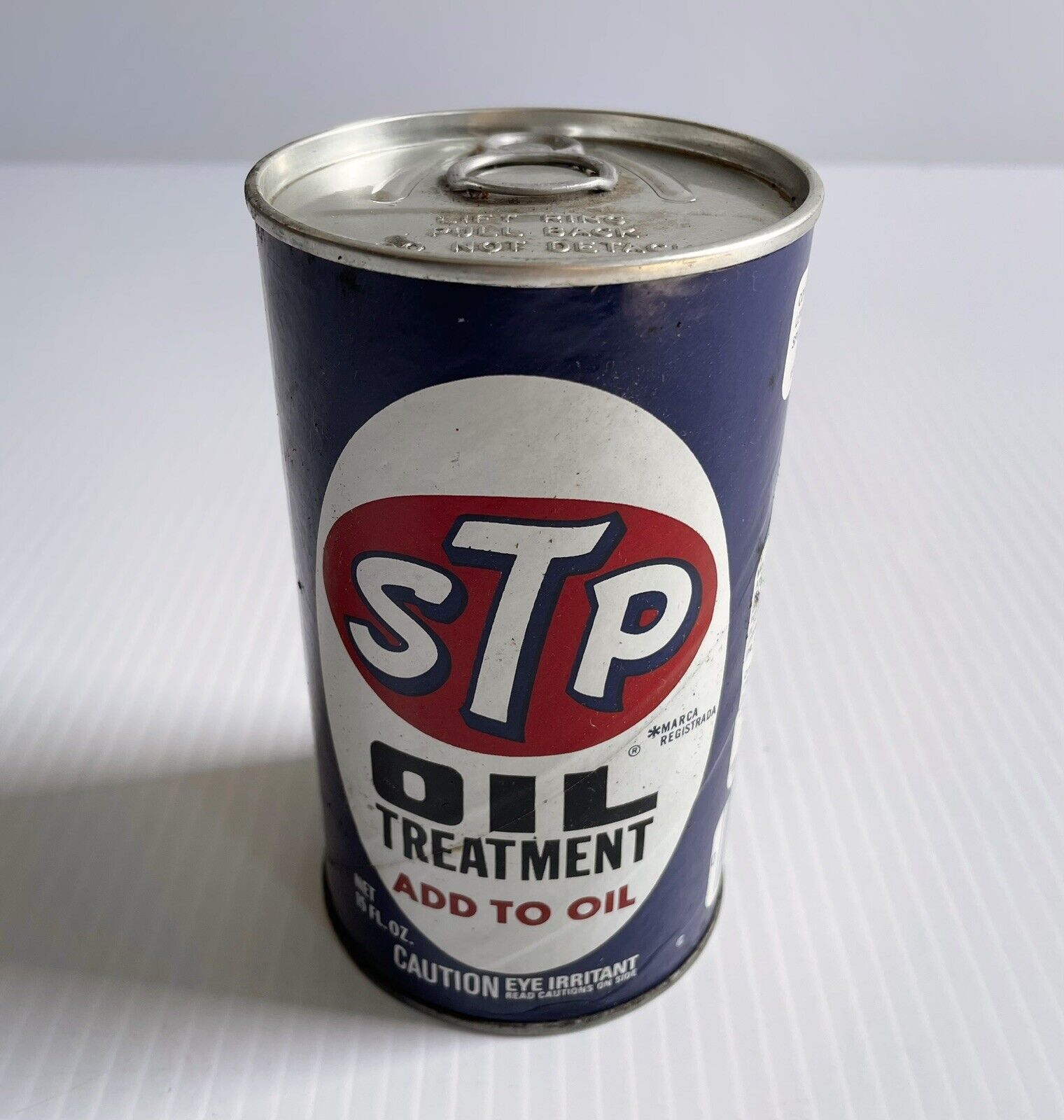 Vintage STP Motor Oil Treatment Pull Top Can 15 FL. OZ. Unopened