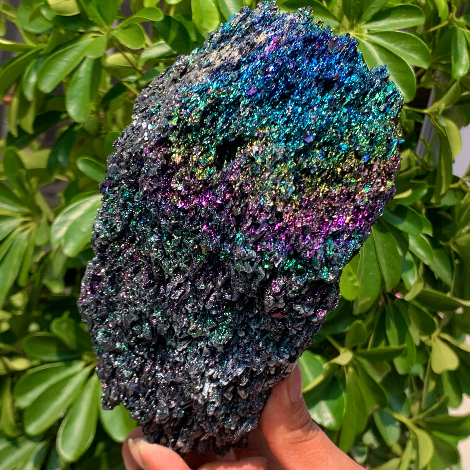 2.74LB Beautiful Rainbow Silicon Carbide Crystal Fine Mineral Specimen