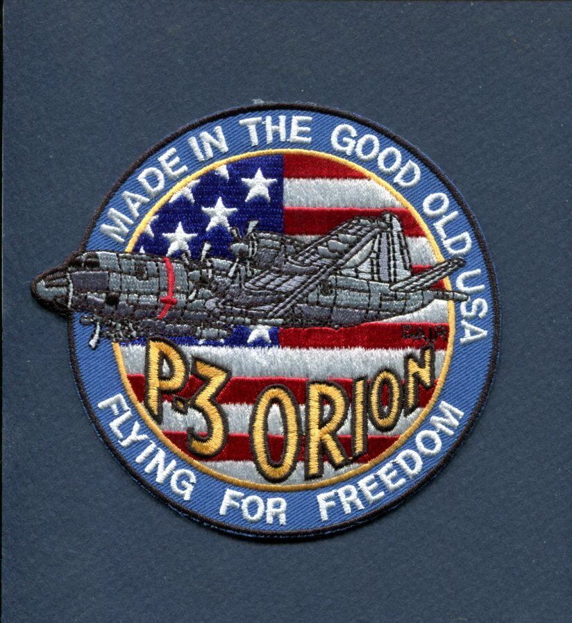 P-3C P-3 ORION Flying For Freedom US NAVY Patrol Squadron Patch VP- VQ- FFF
