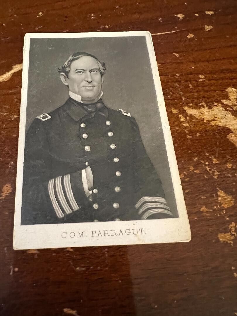 Civil War CDV Union Admiral David Farragut
