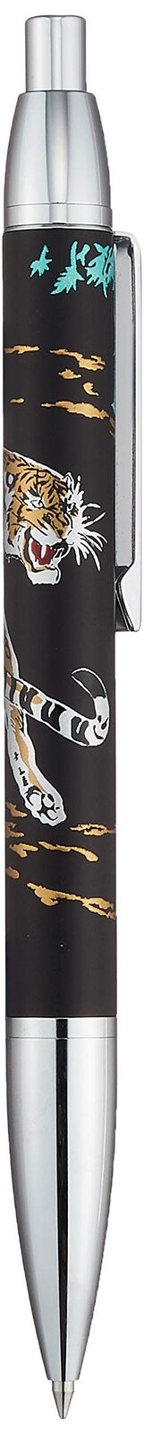 Sailor Pen oil-based ballpoint pen Yubi Maki-e Shikami White Tiger Black 16-0374
