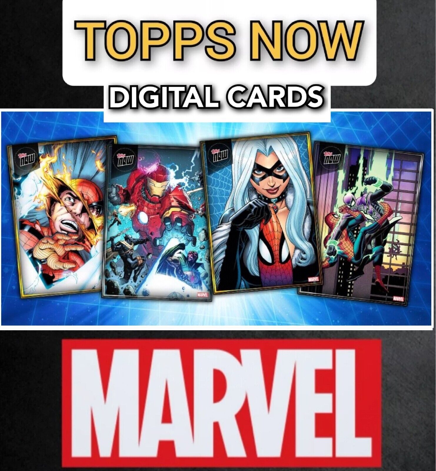 Topps Marvel Collect TOPPS NOW 2024 April 24 Gold And Silver 24 Digital Cards