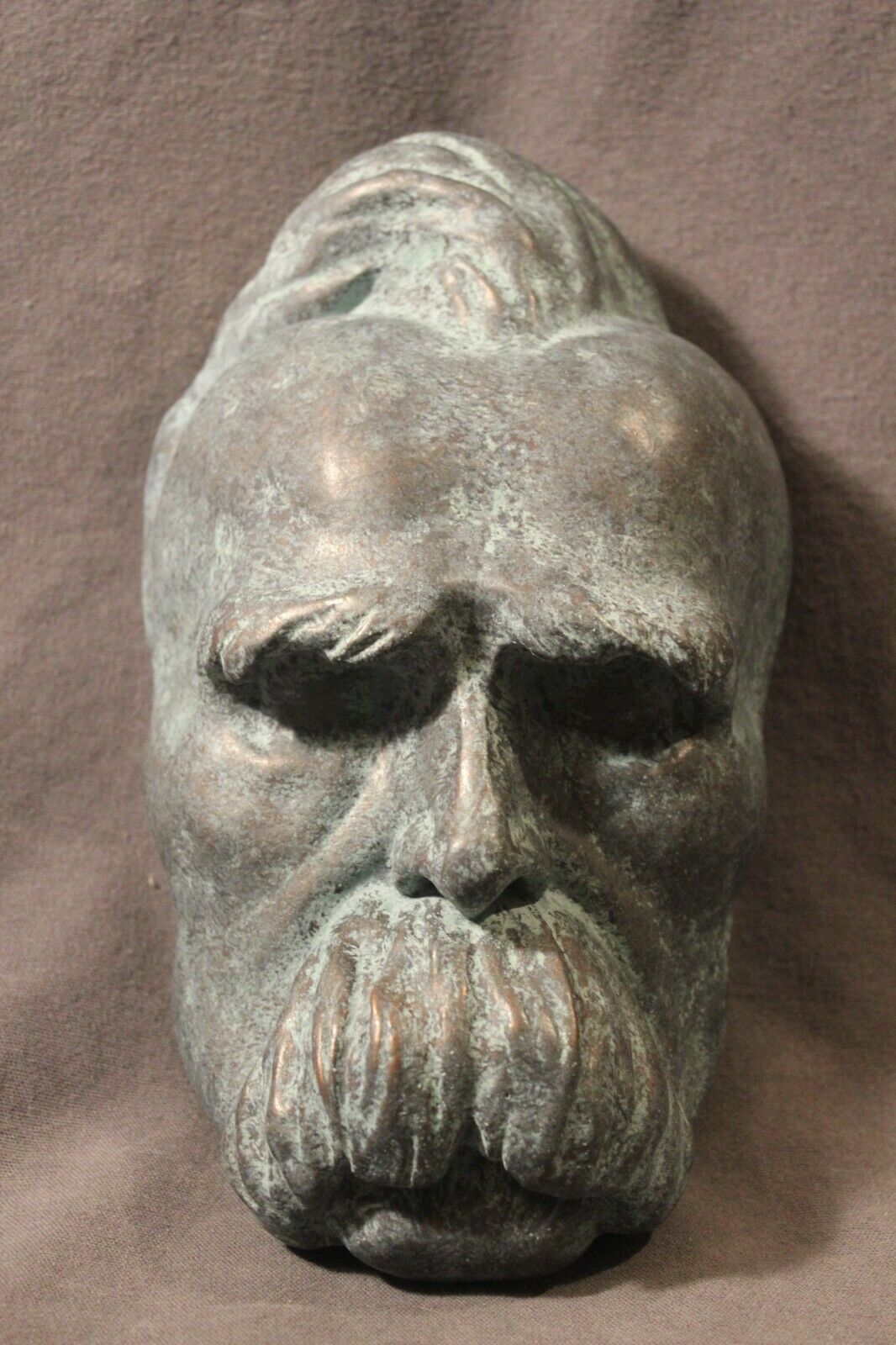 Death Mask Friedrich Nietzsche German Philosopher Philosophy 19th Century RARE 