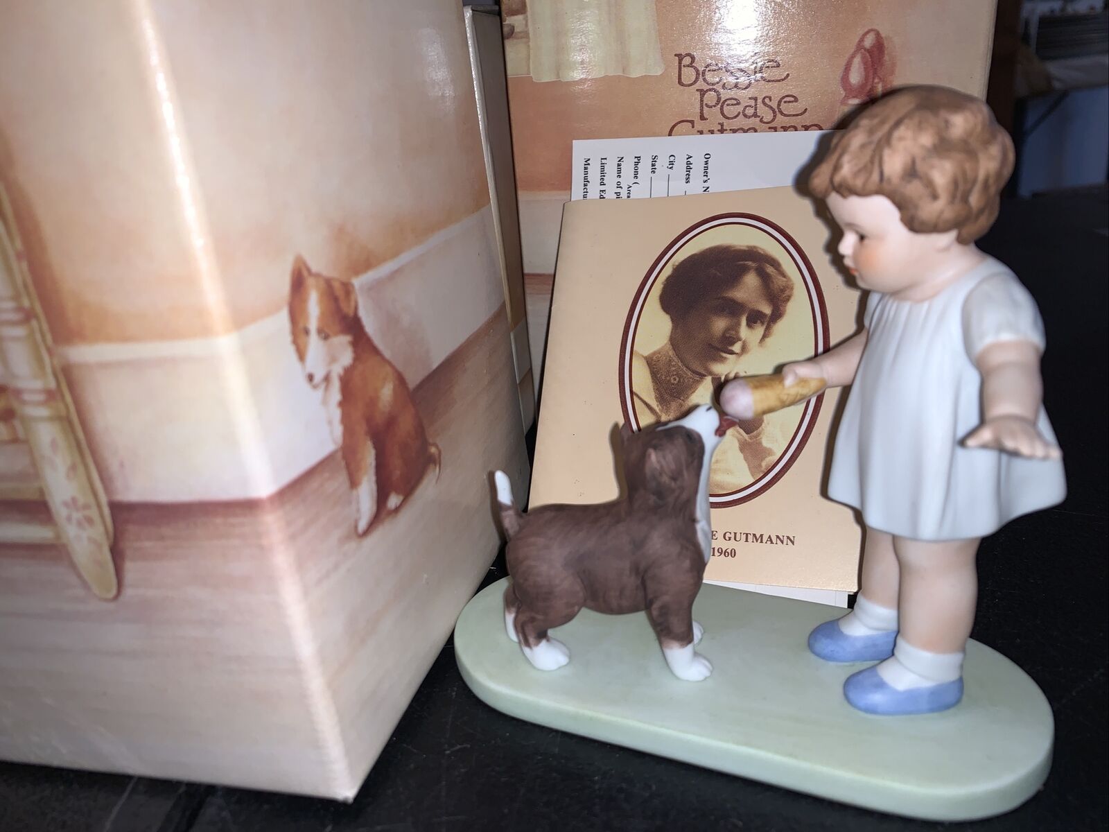 Vintage 1985 Bessie Pease Gutmann The Reward In H1863 figurine Collectible NEW