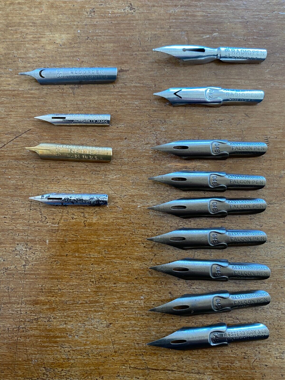 Vintage R. Esterbrook & Co No. 048 Falcon Pen, Radiopen, Hunt, Gene Adcock