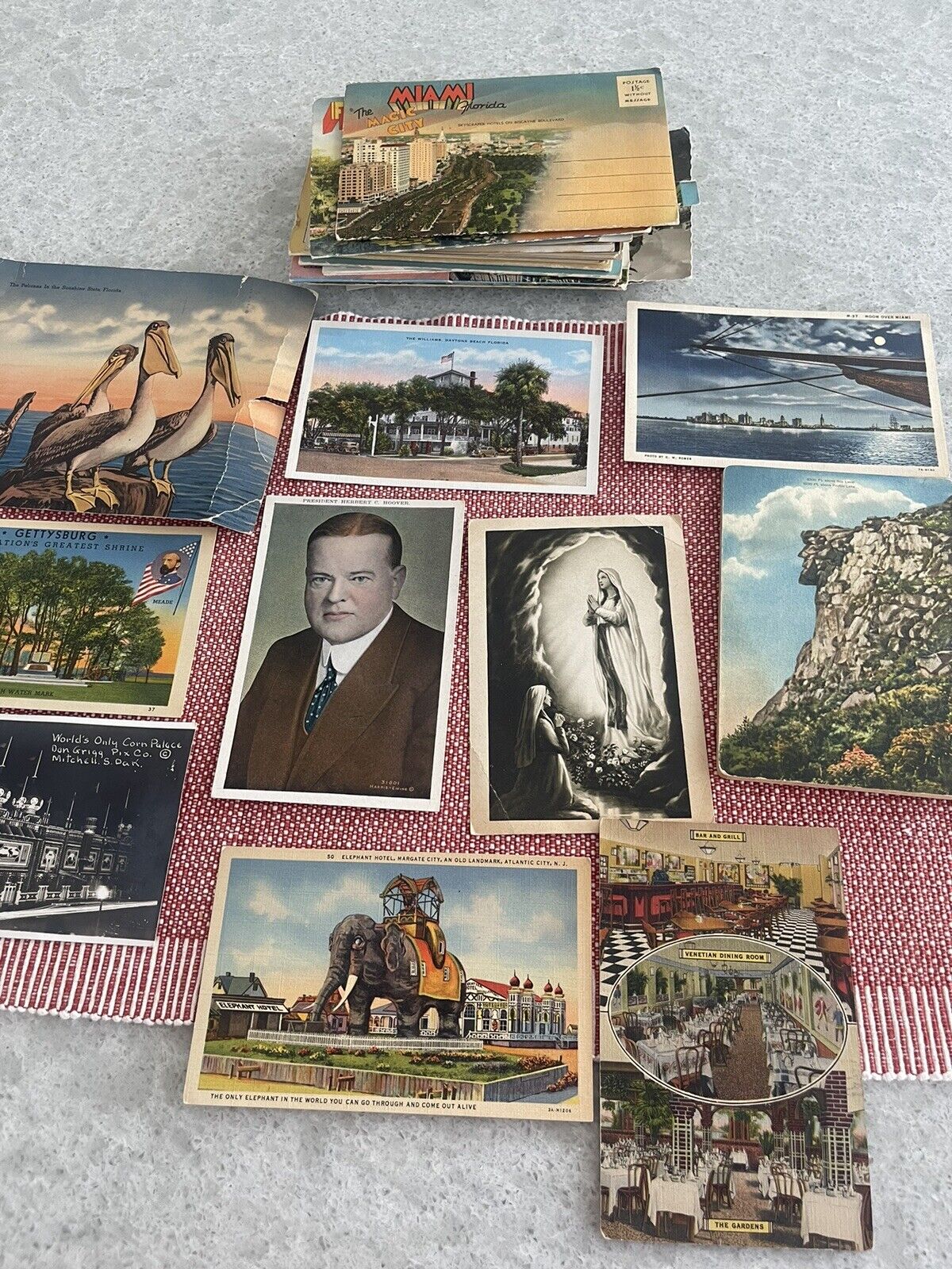 Postcards, Random Vintage, About 100, 1950-1970's, Mostly USA Travel