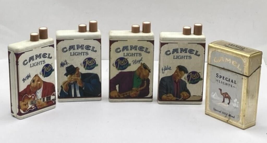 Vintage Camel Lighter 5pk Set