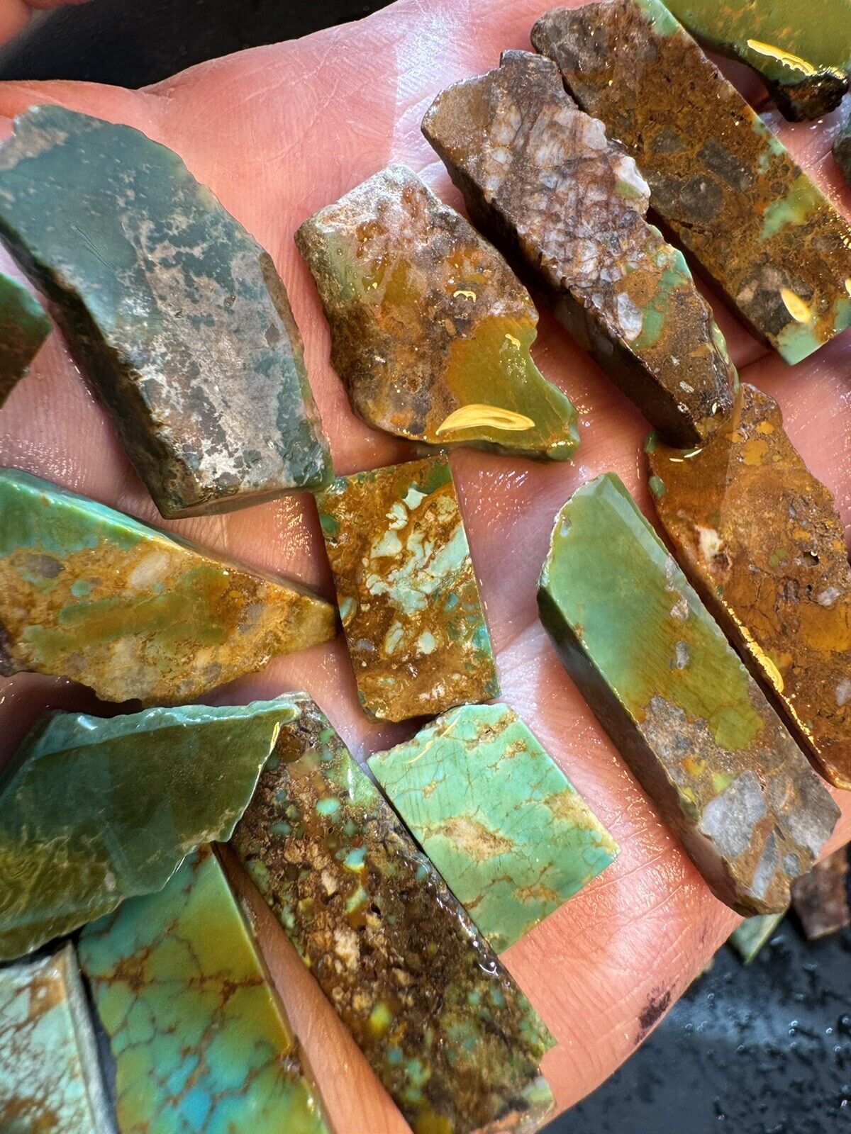Cerillos Turquoise Slabs 130g 🔥Old Bell Samples SUPER BEST Grade Holy Cow