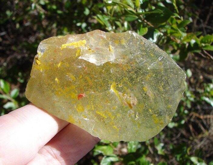Yellow Aura Gem Monatomic Andara Crystal #163