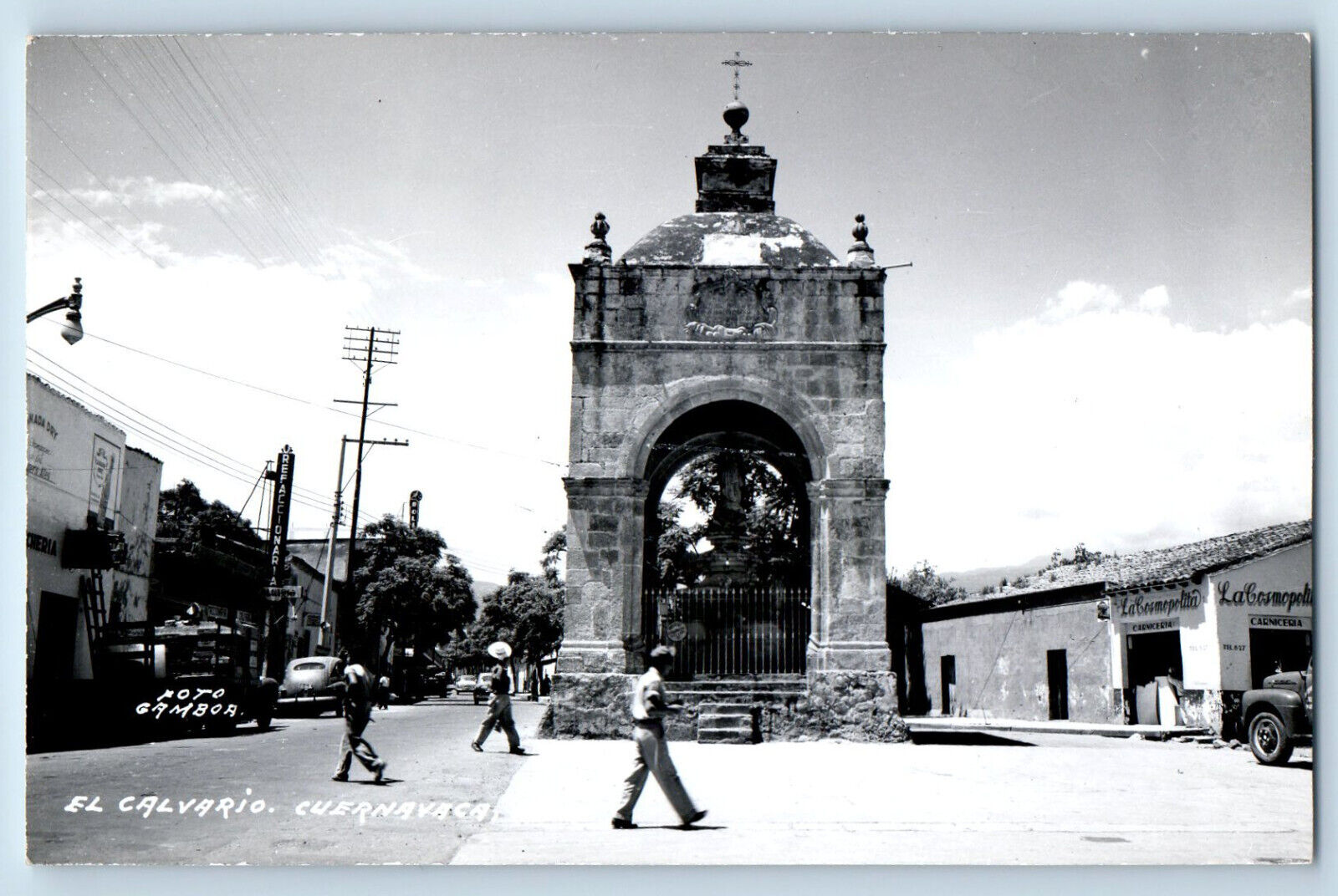Cuernavaca Morelos Mexico Postcard The Calvary c1950's Vintage RPPC Photo