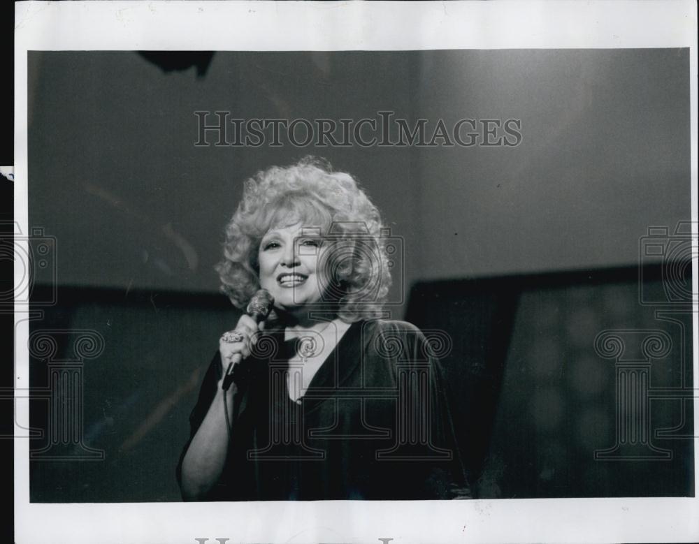 1979 Press Photo Edie Adams, Singer in Concert