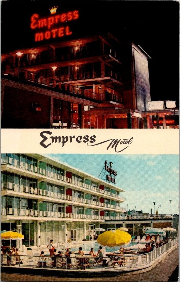postcard Empress Motel Asbury Park New Jersey A7