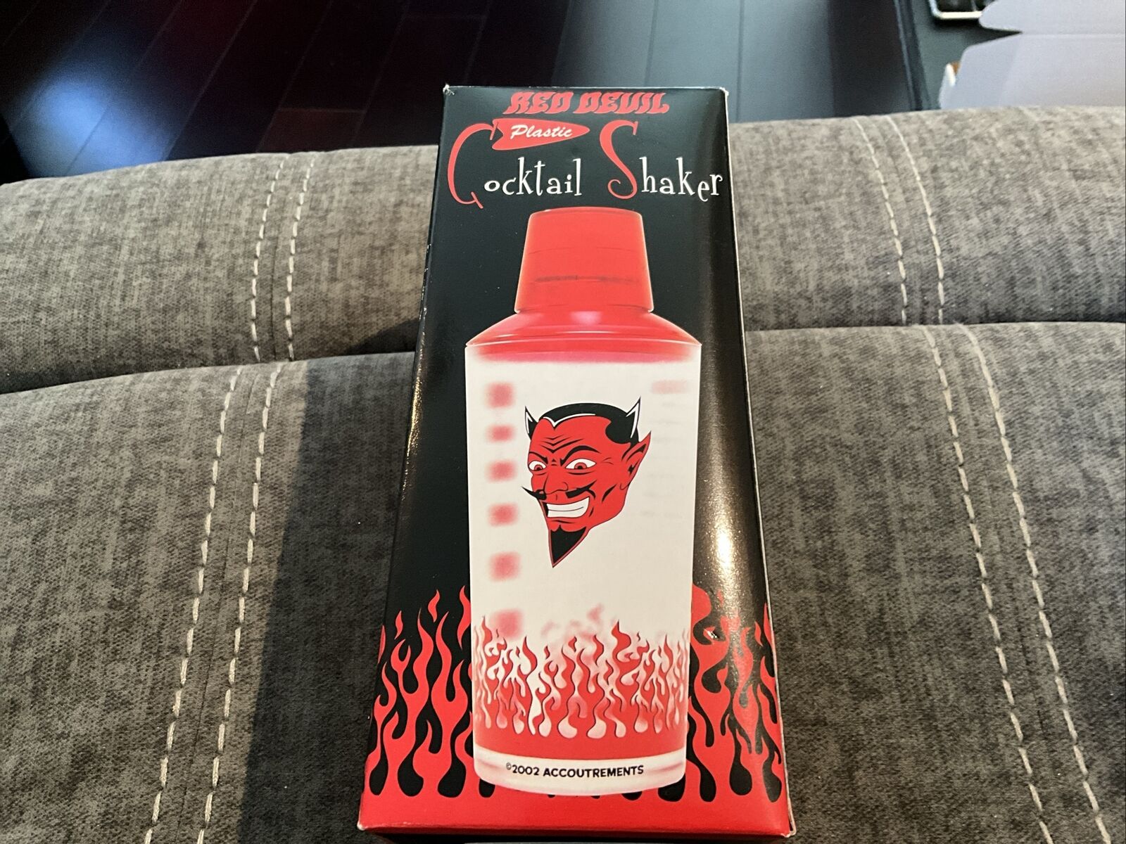 2002 Red Devil Plastic Cocktail Shaker New In Box