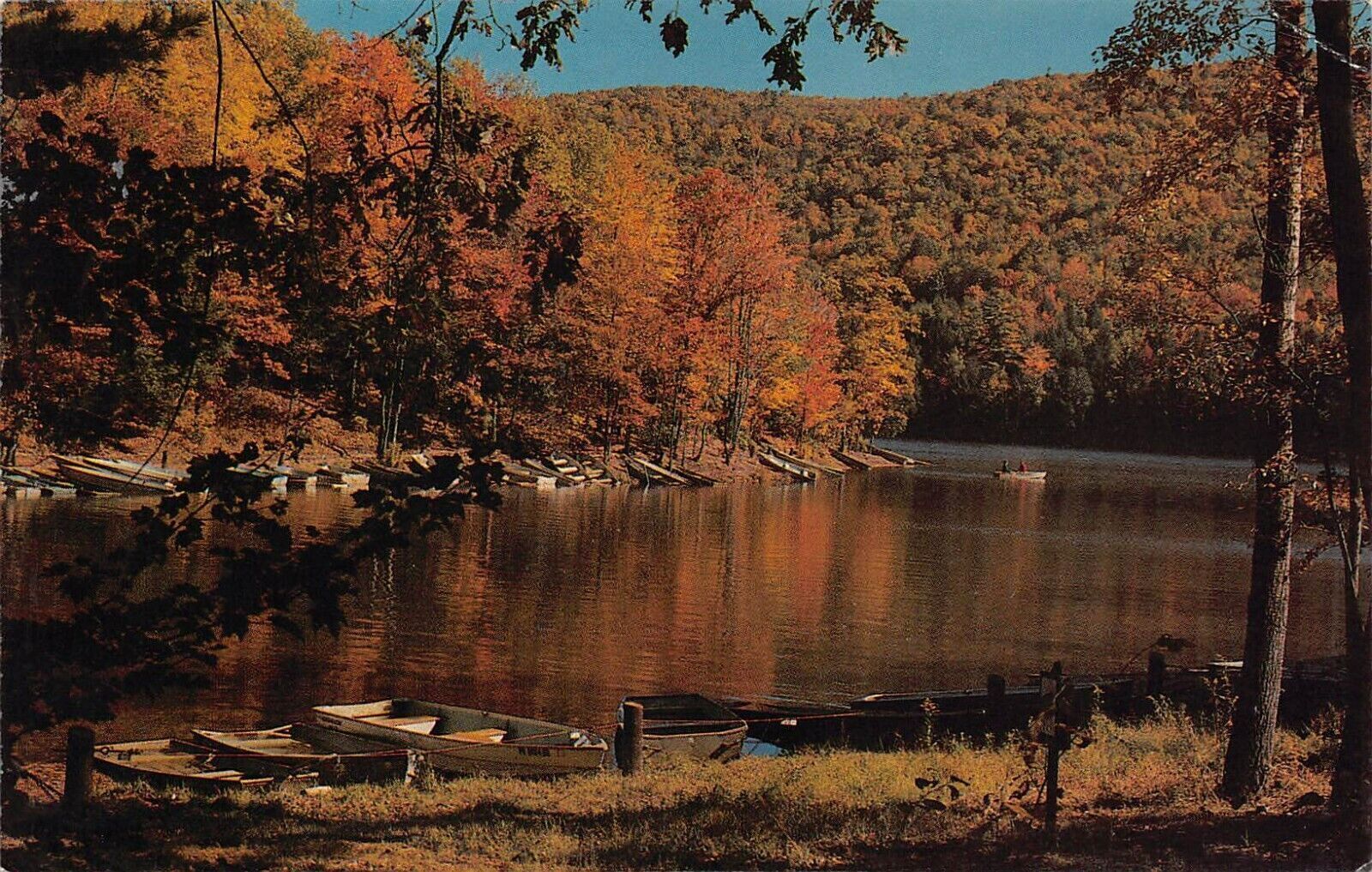 Mahanoy City PA Pennsylvania Tuscarora State Park Barnesville Vtg Postcard M6