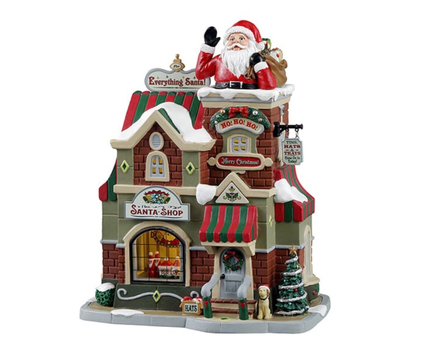 Lemax Village Collection 2024 Everything Santa Shop #35039 Brand New