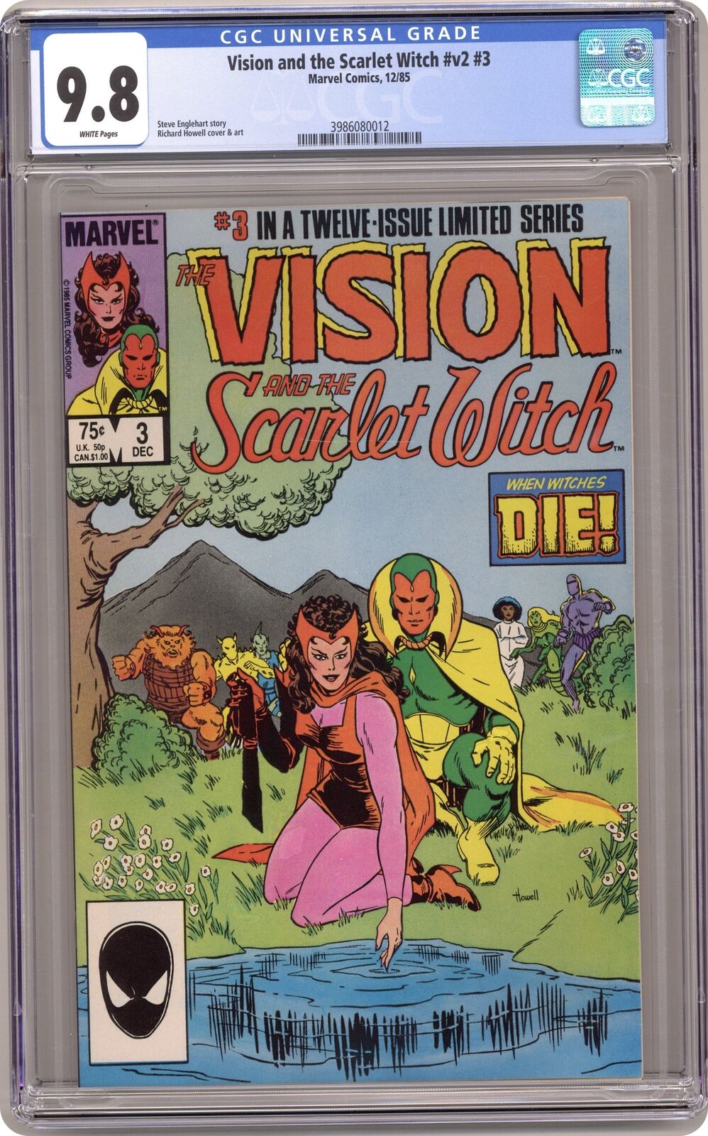 Vision and the Scarlet Witch #3 CGC 9.8 1985 3986080012