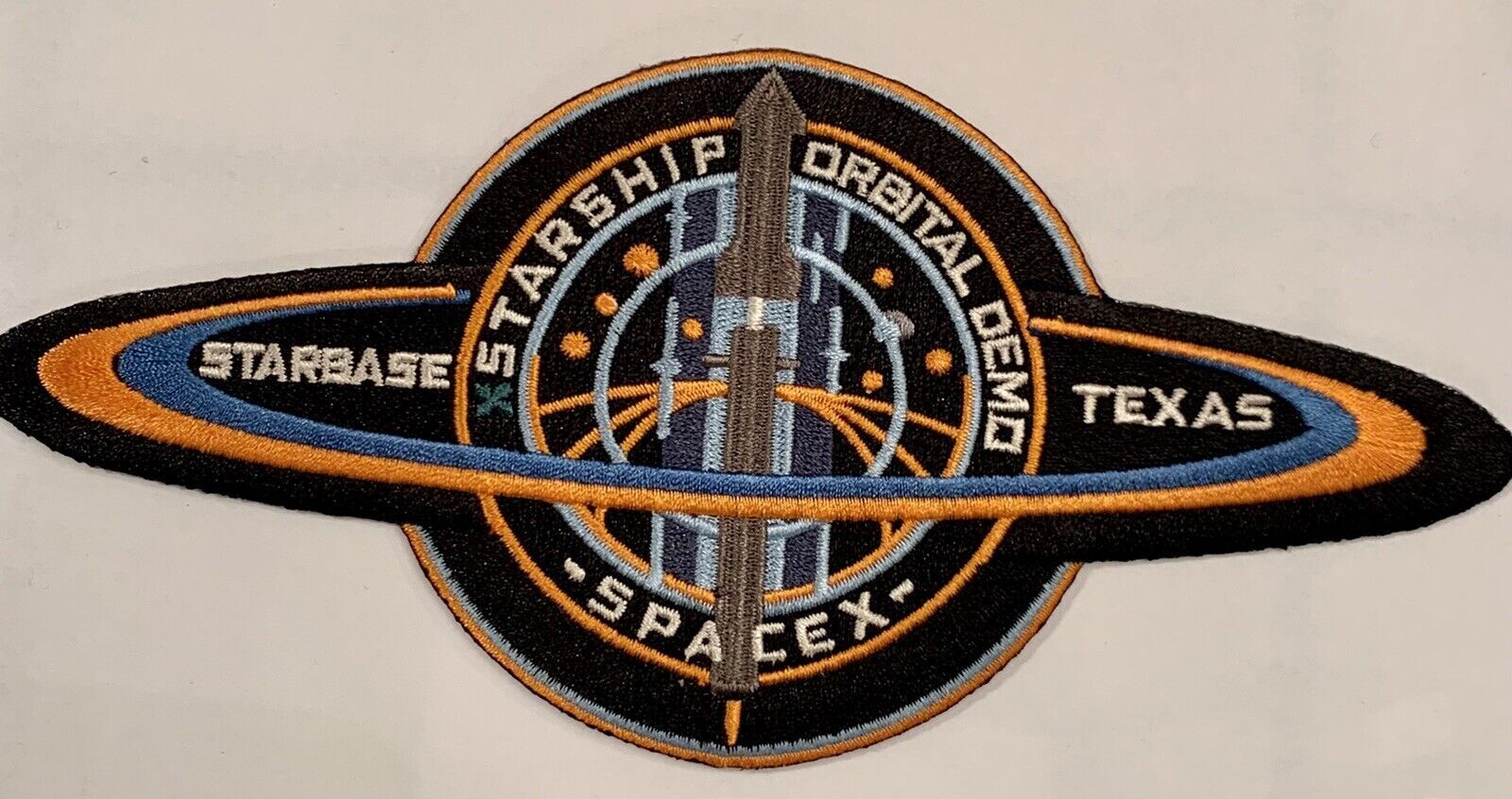 Original SpaceX Starship Orbital Demo Launch Mission Patch 3”