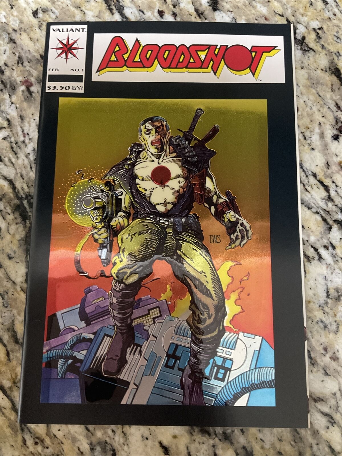 Bloodshot #1 1993 1st Solo Valiant Comic Book VF