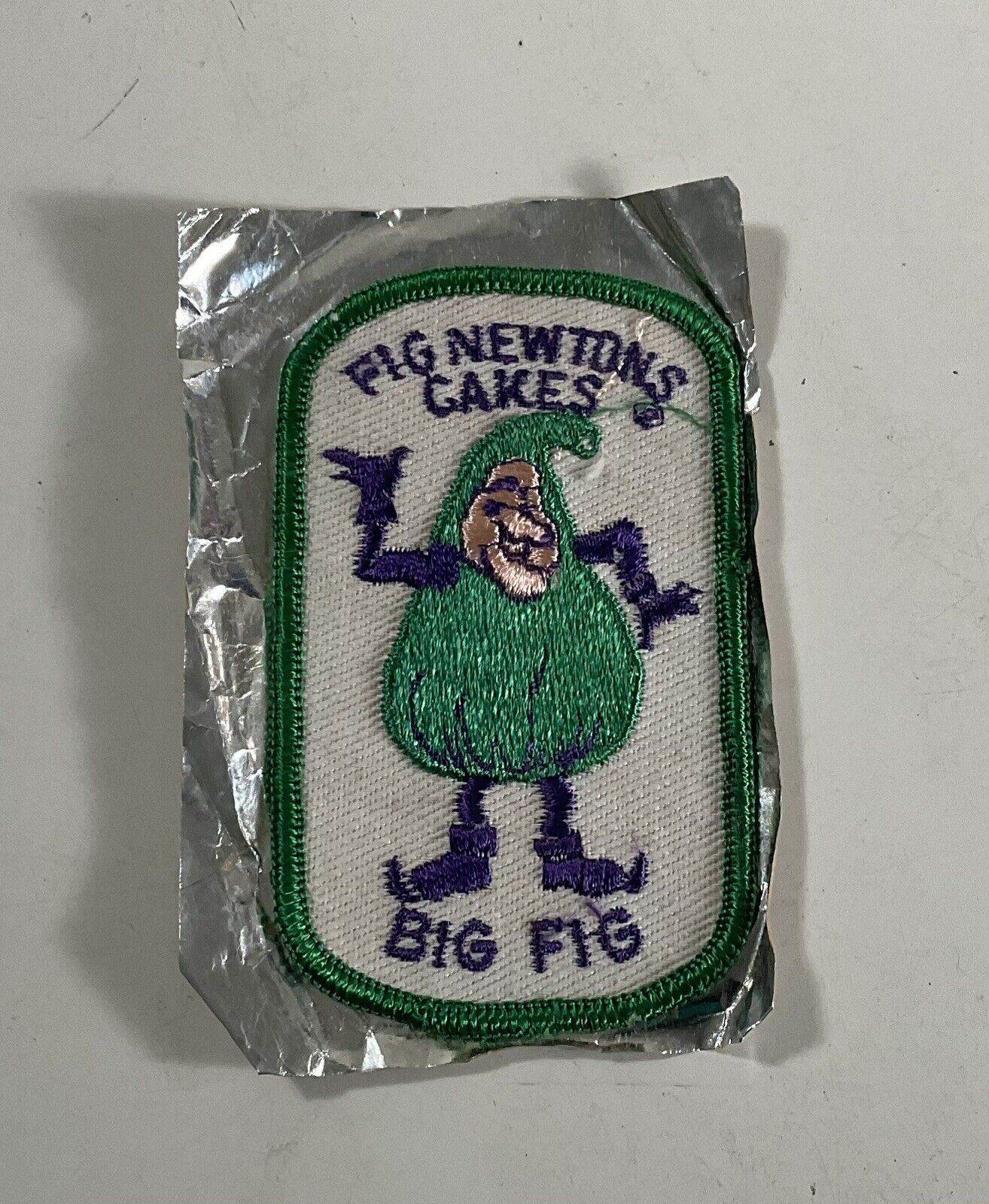 Fig Newton Advertising Jacket Patch - Big Fig Mascot