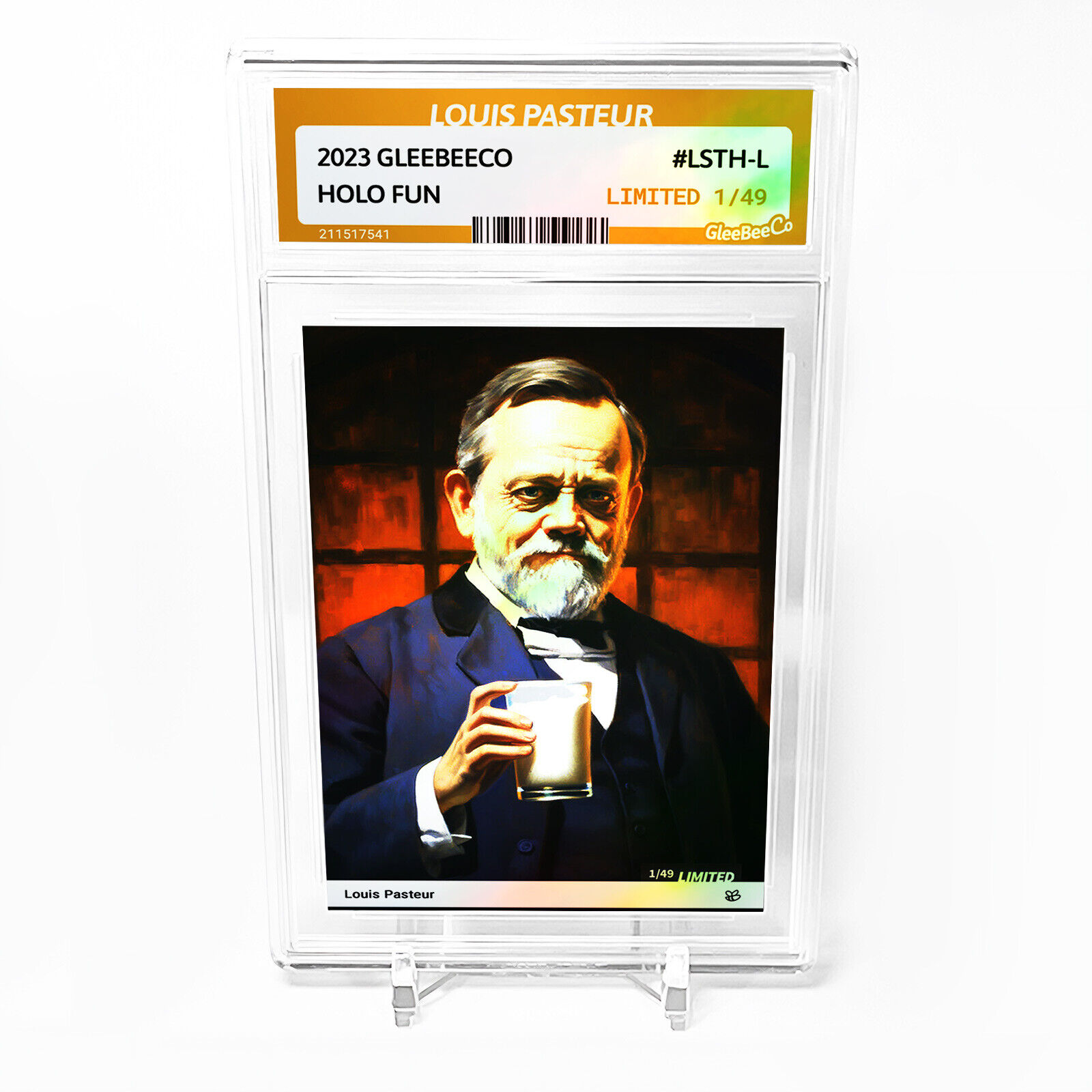 LOUIS PASTEUR Card 2023 GleeBeeCo Holo Fun Slabbed #LSTH-L Only /49