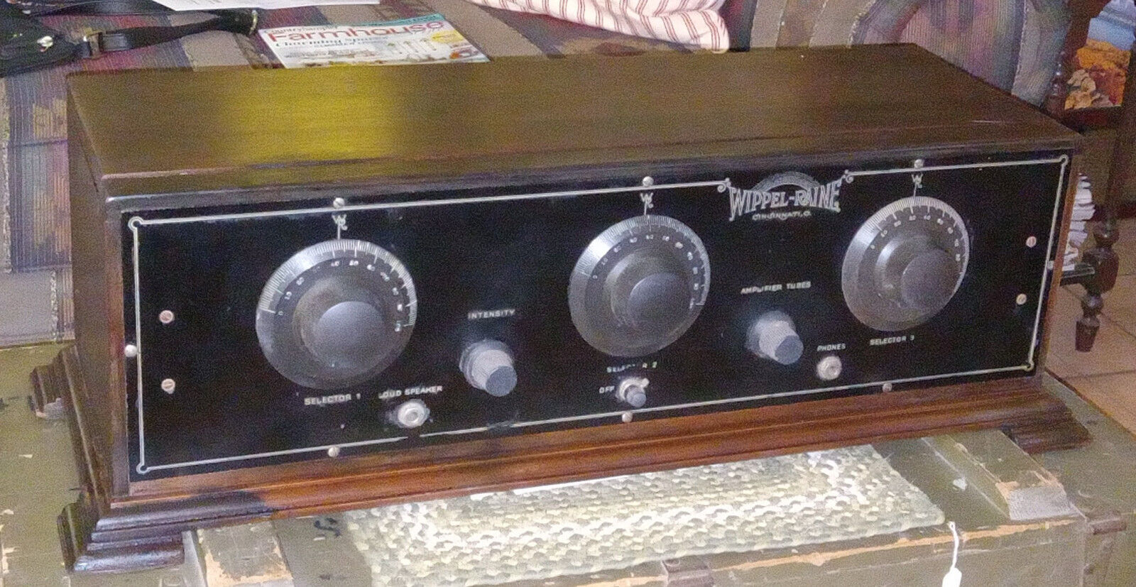 Antique tube radio pre 1930- Wippel-Raine 1925/26