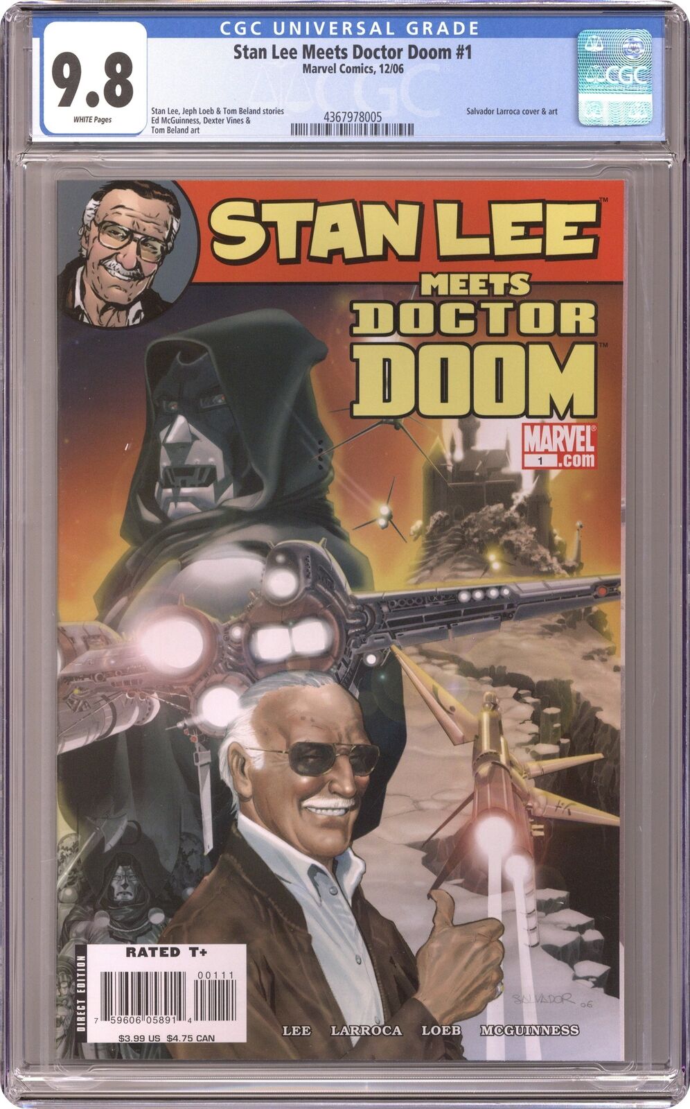 Stan Lee Meets Dr. Doom #1 CGC 9.8 2006 4367978005