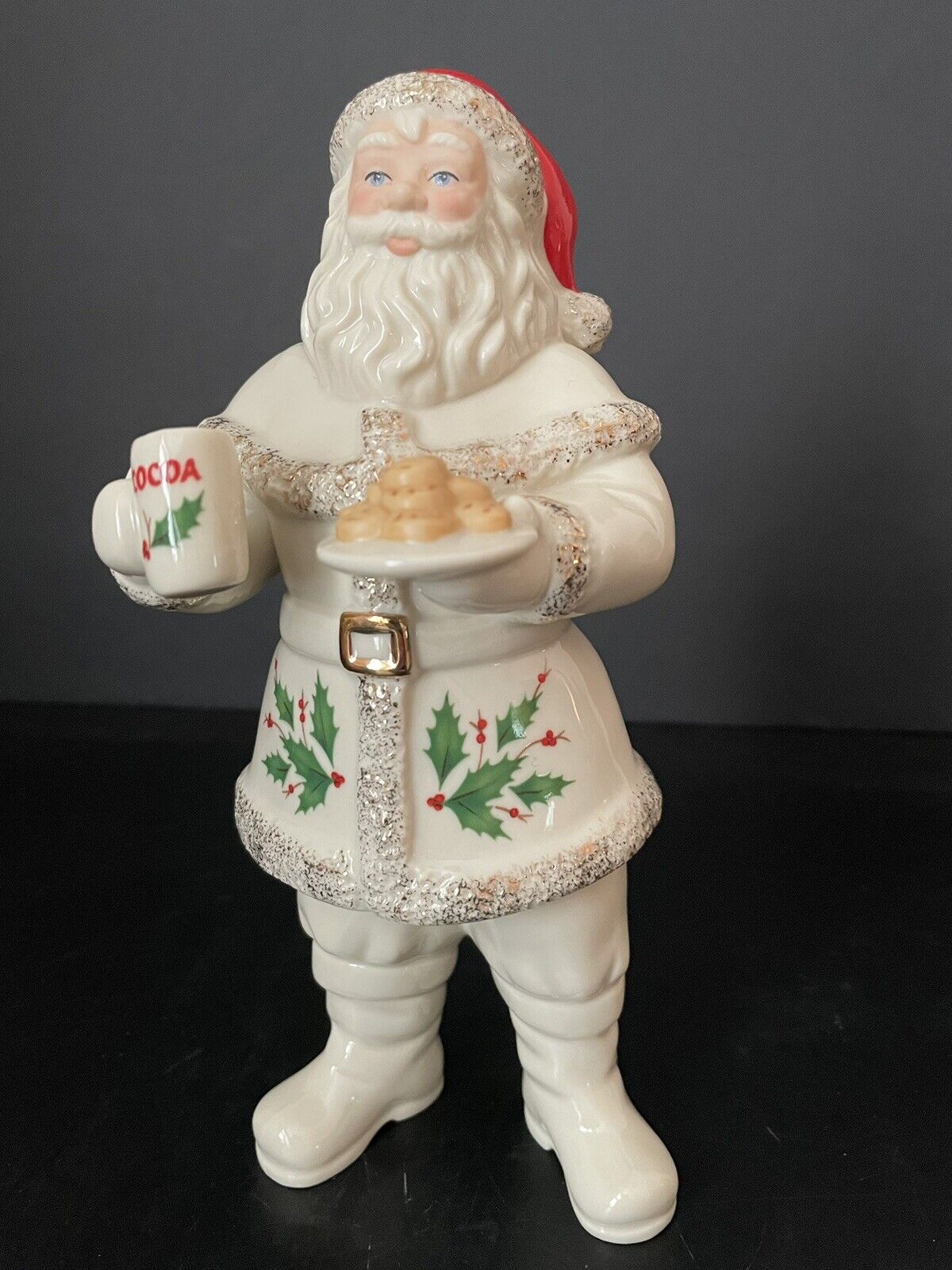 Lenox American By Design Santa With Cocoa/ Cookies 2018 ( Macy’s)