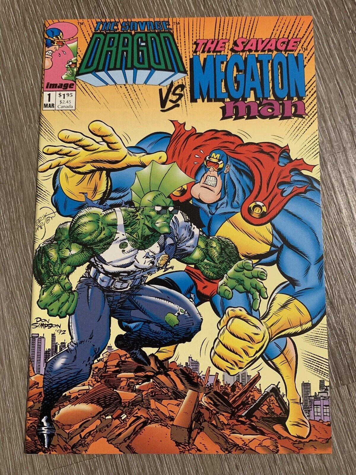 The Savage Dragon vs. The Savage Megaton Man Special #1 Image Comics 1993 NM