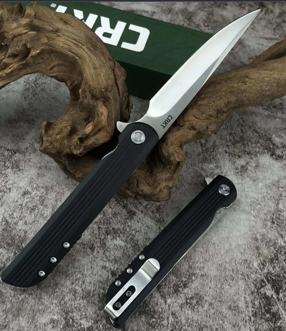CRKT LCK + 3810 FOLDING POCKET KNIFE W/CLIP Black *New*