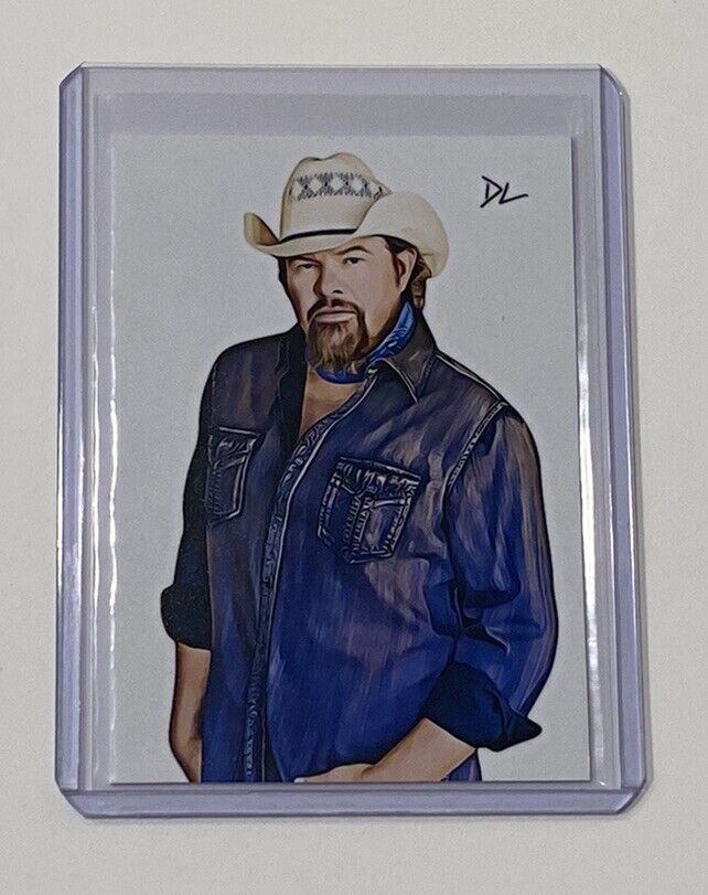Toby Keith Limited Edition Artist Signed “Country Legend” Trading Card 2/10