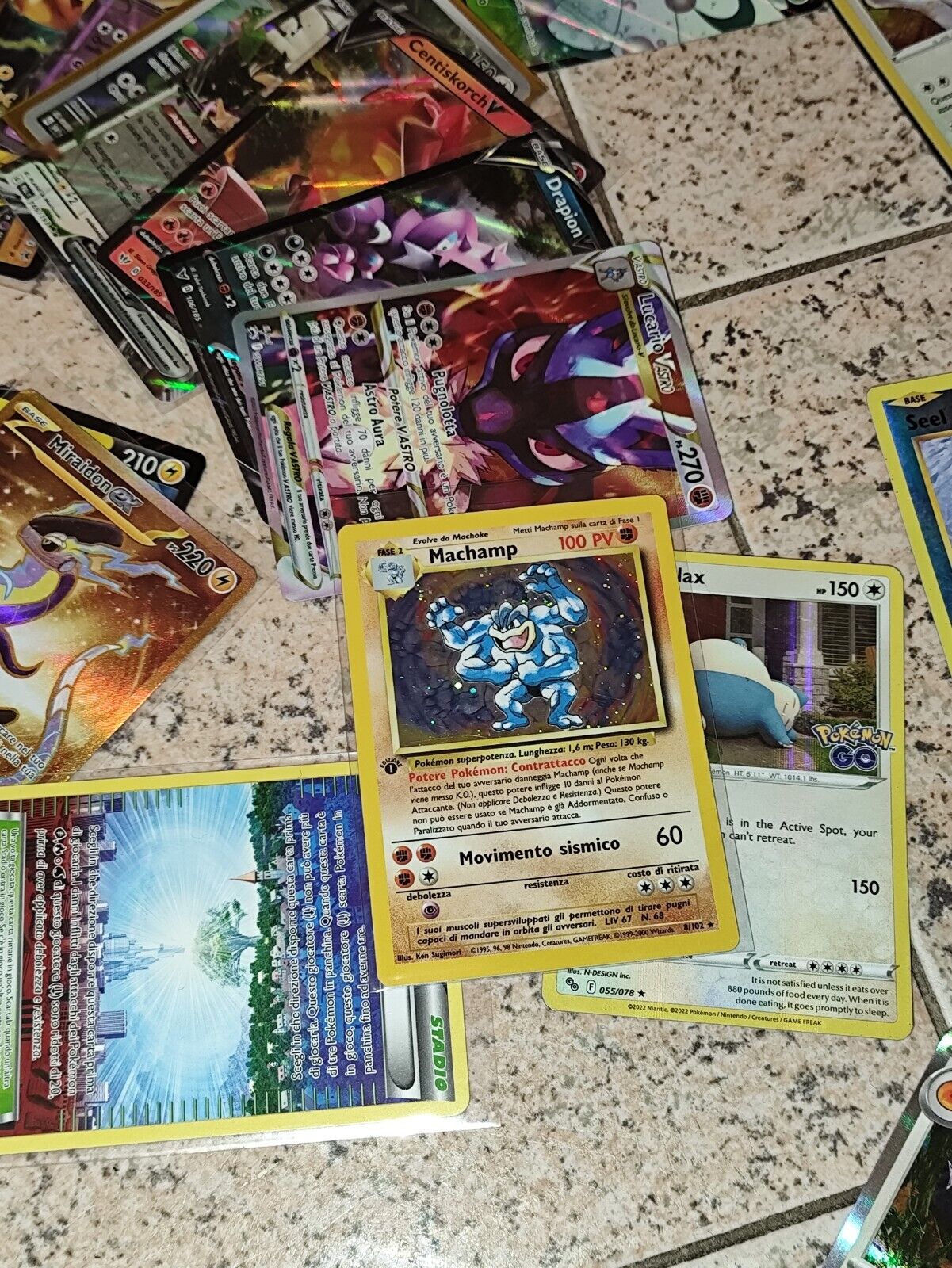 Lot 100 Vintage Ita & Japan Pokemon Cards. From 1995 to 2024