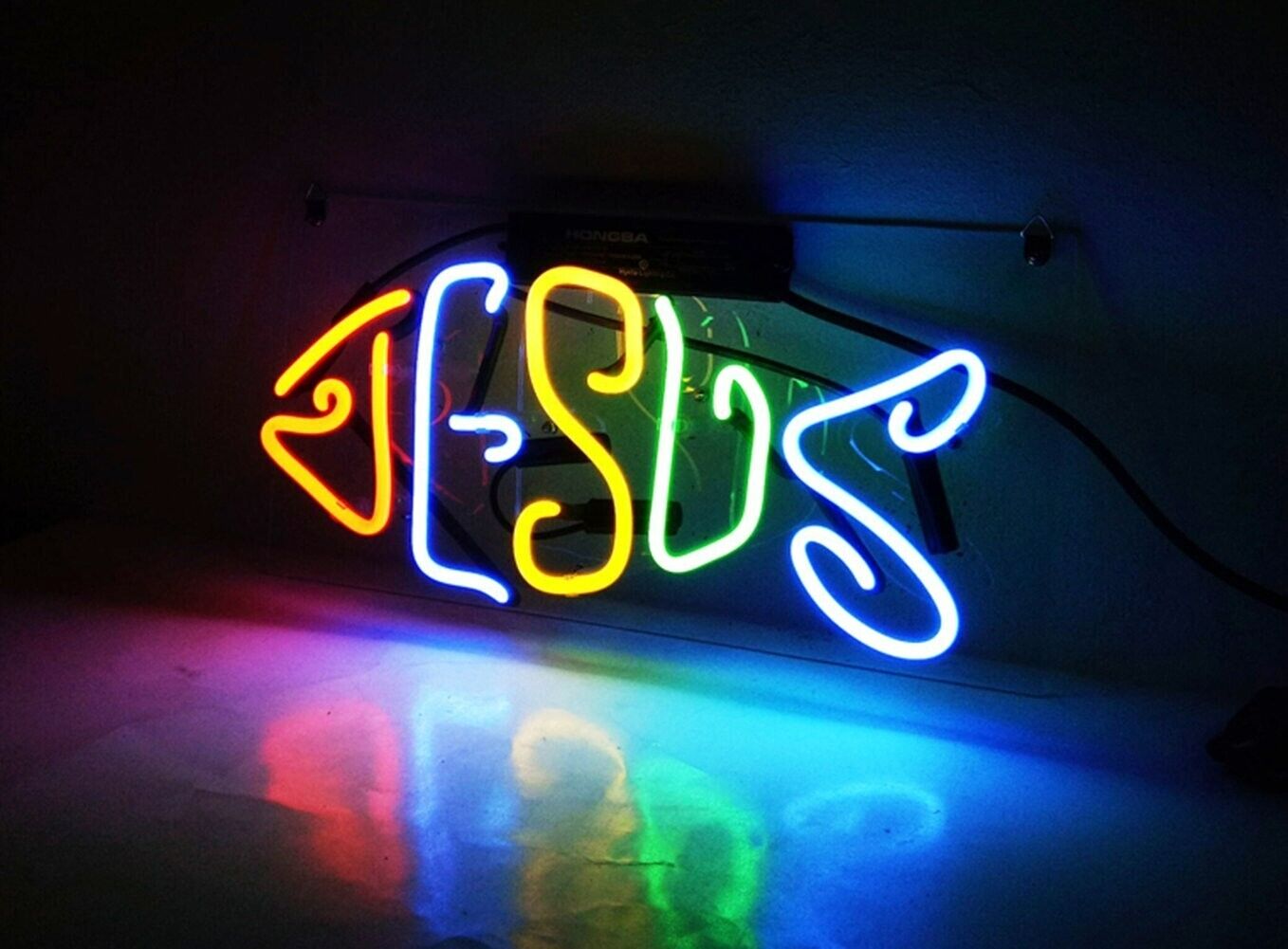Jesus Fish Neon Sign 14\