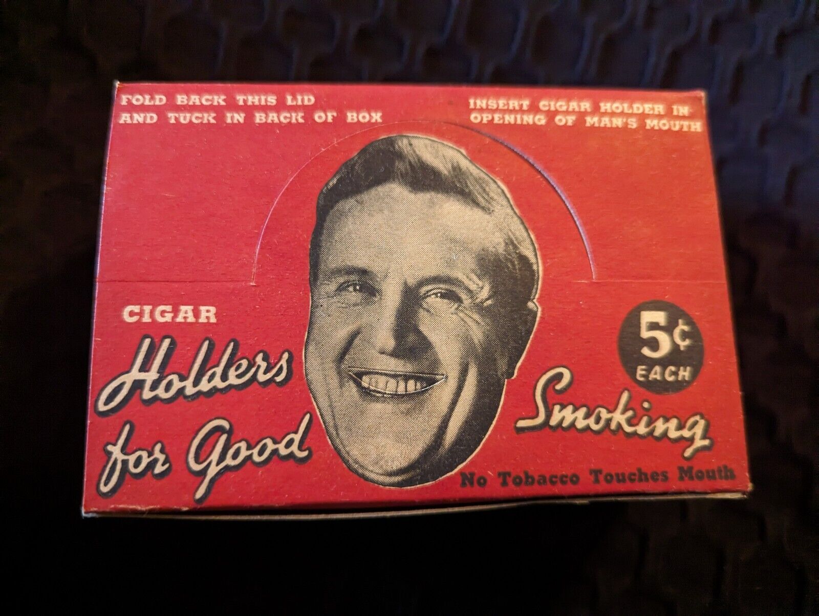 NOS Vintage Old Store Stock Cigar Holders In Original Display Box 1944 BALTIMORE