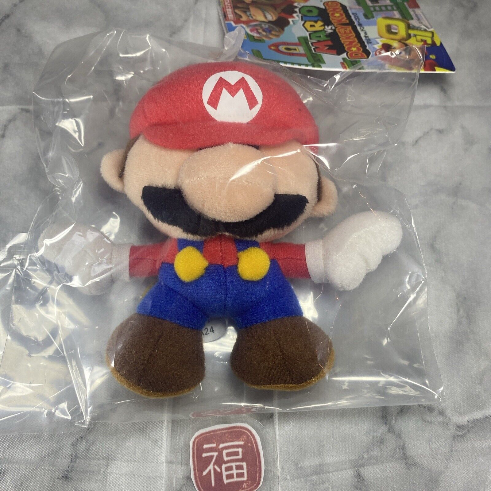 EPOCH Nintendo Mario vs. Donkey Kong Mini Mario Plush Toy S Size 4.7 inch