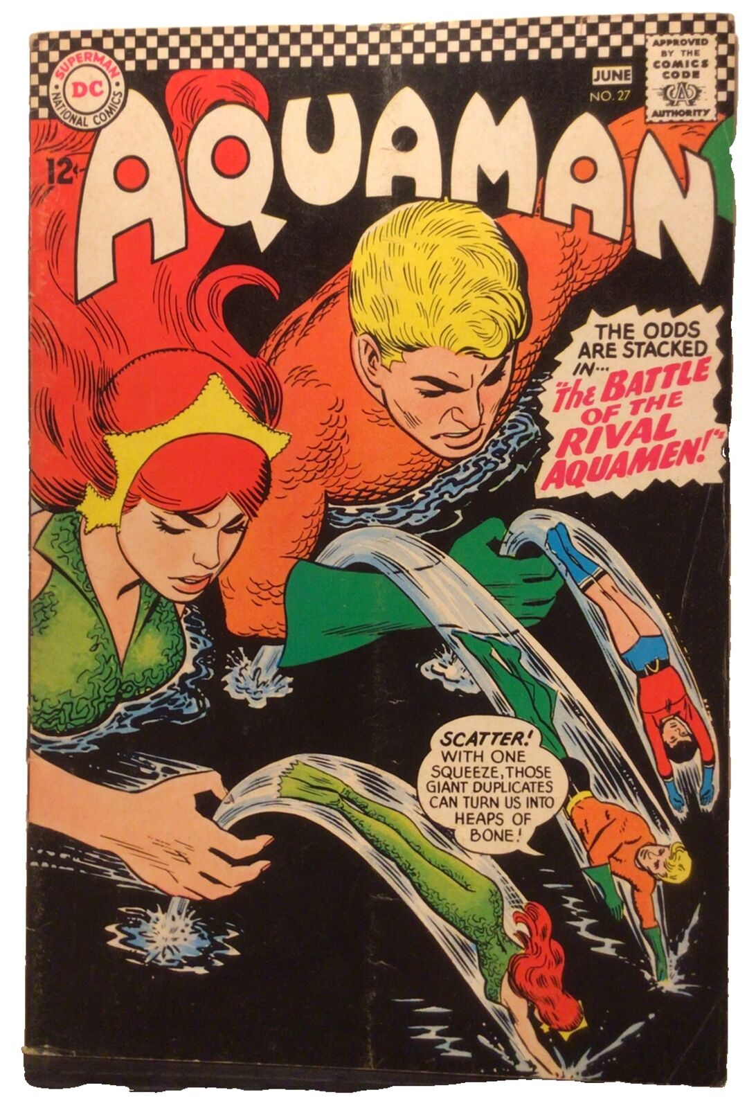 AQUAMAN #27 (Jun 1966) DC Comics VG