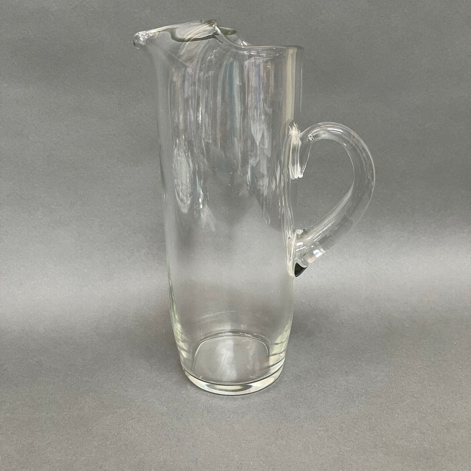 Clear Glass Pitcher 11 1/4\
