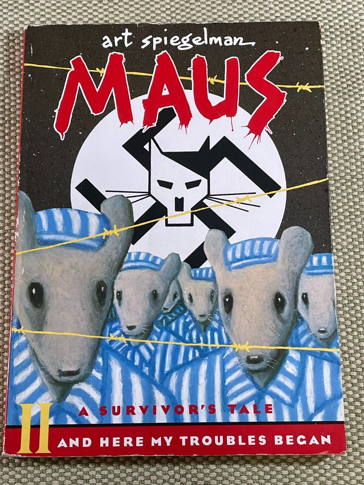 Maus: a Survivor\'s Tale #2 And Here My Troubles Began Book (Pantheon 1991)