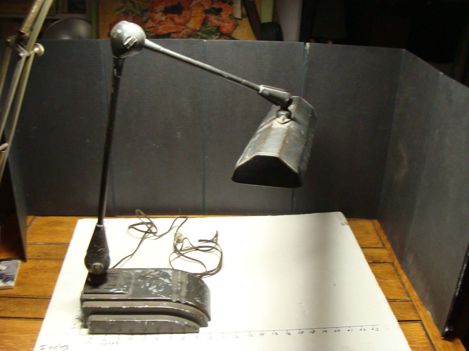 Vintage weighted Modern Desk Lamp, unmarked, ELLI BUK Collection