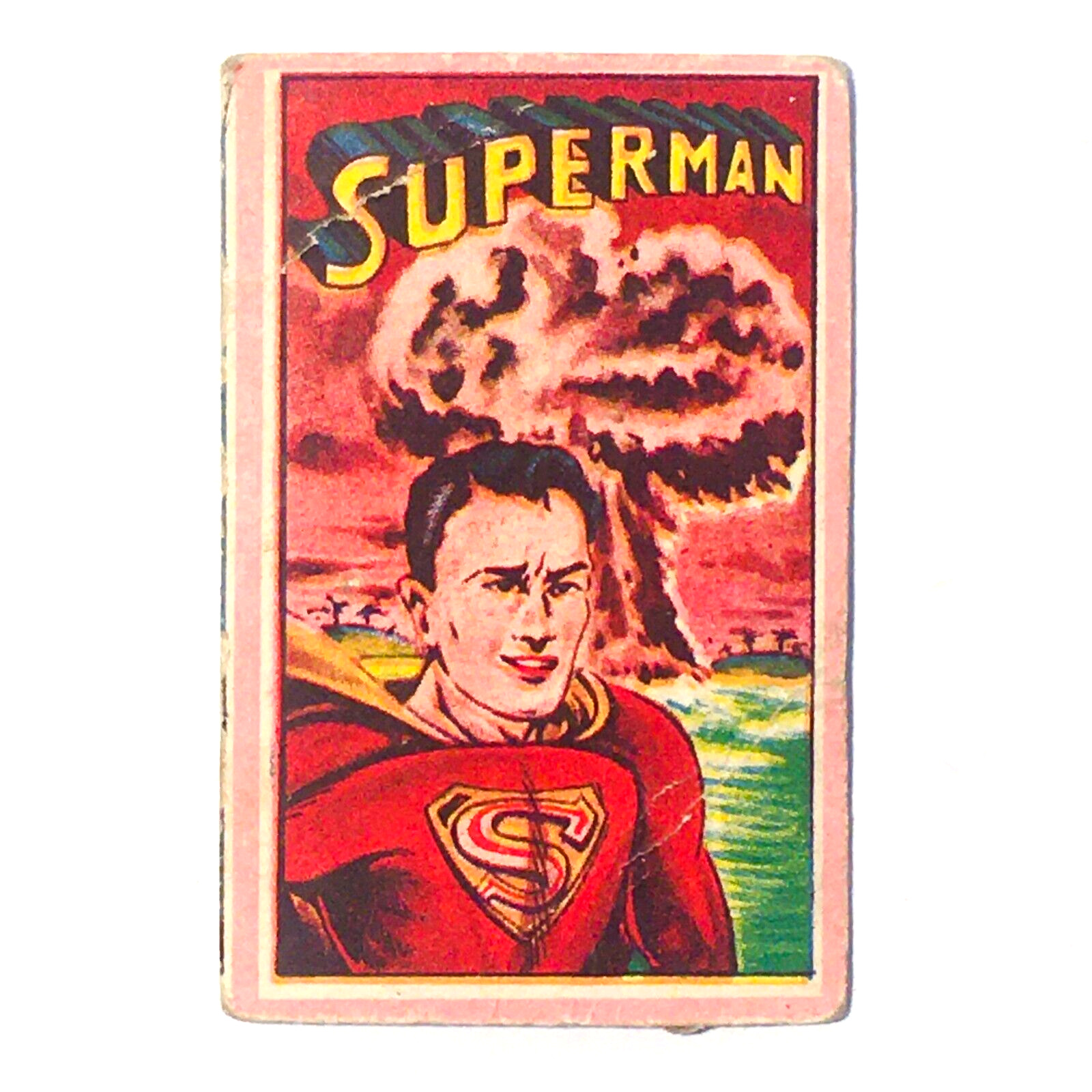 Superman 1950's Vintage Very Rare card menko old Superman japanese